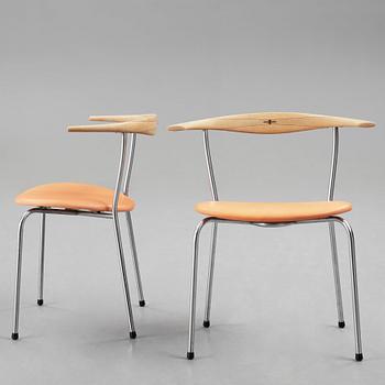 Hans J. Wegner, stolar, 10 st "JH-701", Johannes Hansen, Danmark.