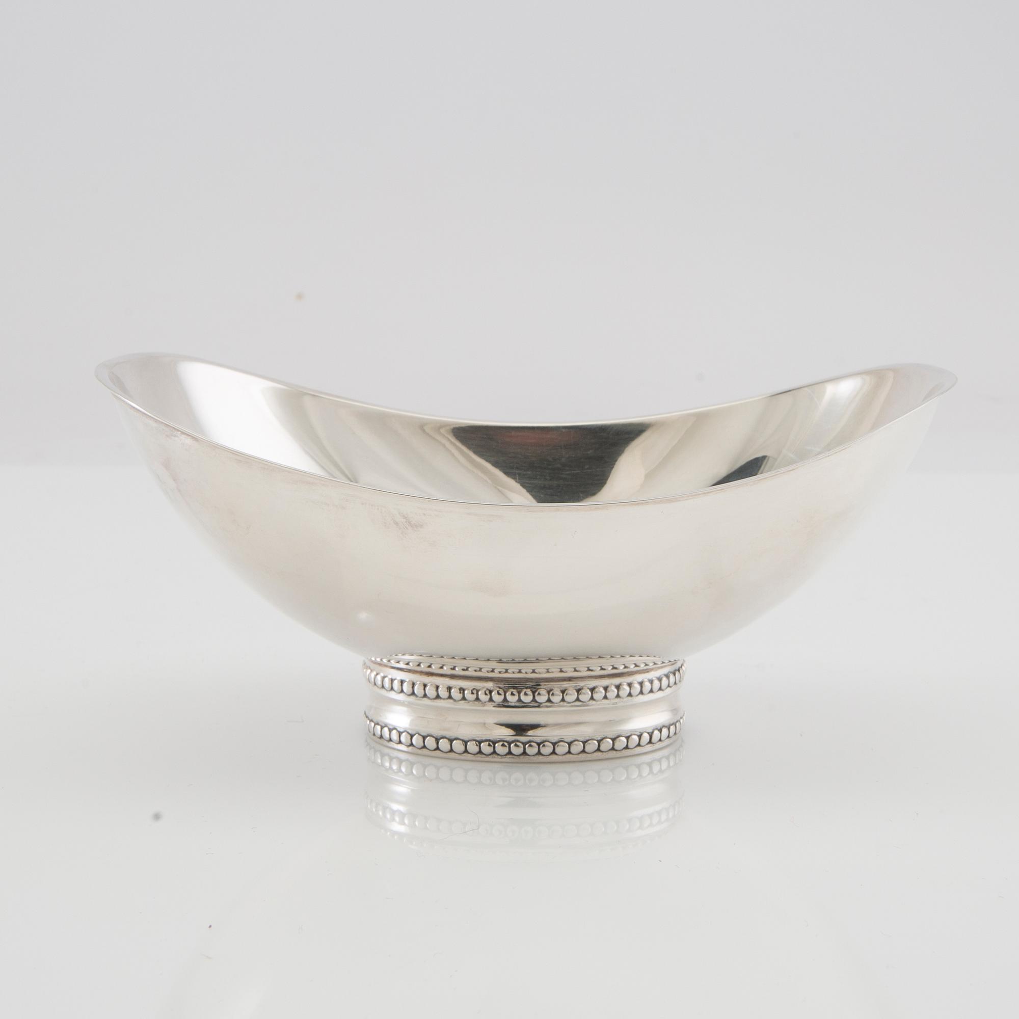 Vera Ferngren, bowl sterling silver GAB Stockholm 1969.