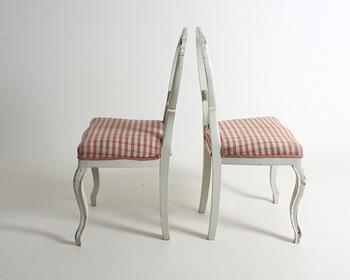 STOLAR, ett par, nyrokoko, 1800-tal.