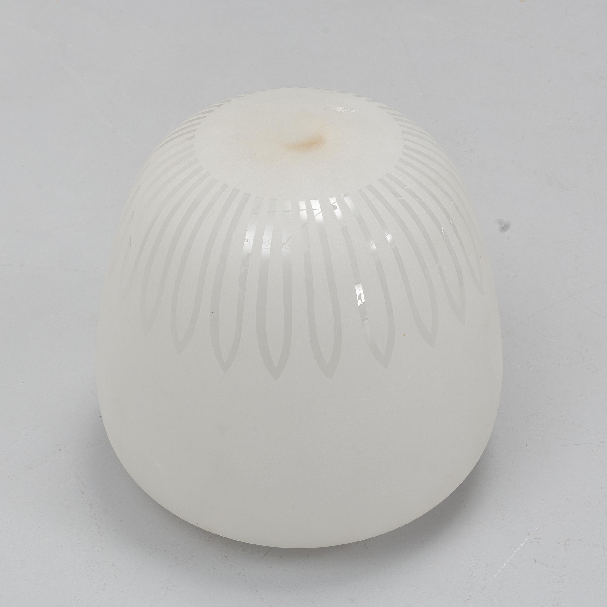 A 1940's Swedish Modern ceiling lamp.