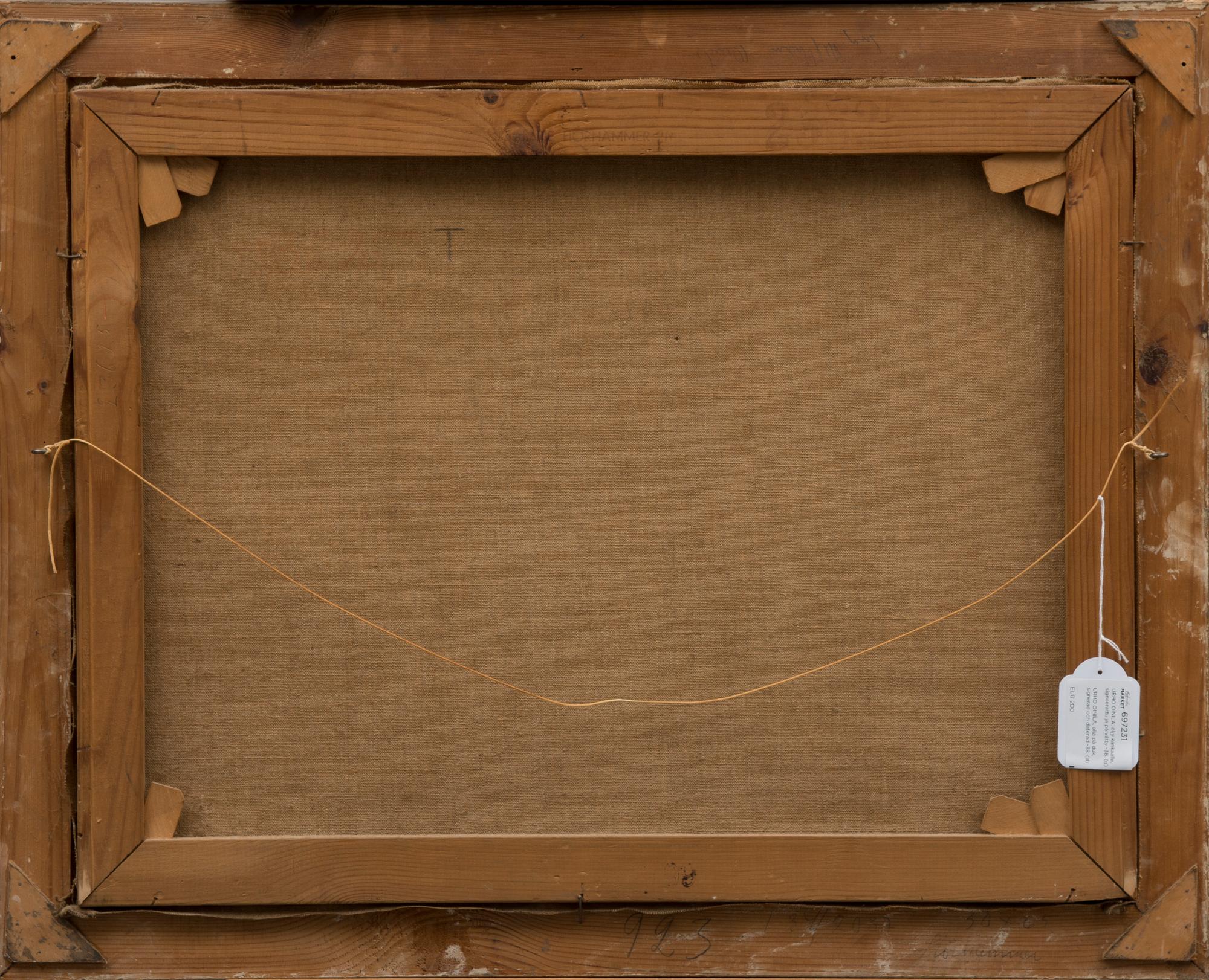 URHO OINILA, olja på duk, signerad och daterad -38.