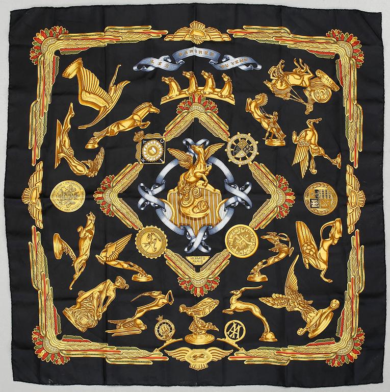 SCARF, "Les Parures Du Vent", Hermès, Paris.
