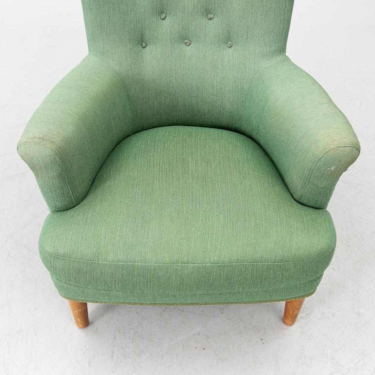 Carl Malmsten, armchair, 'Wergeland', second half of the 20th century.