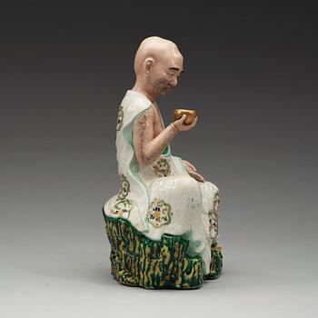 A figure of a Lohan, presumably Japan, early 20th century.