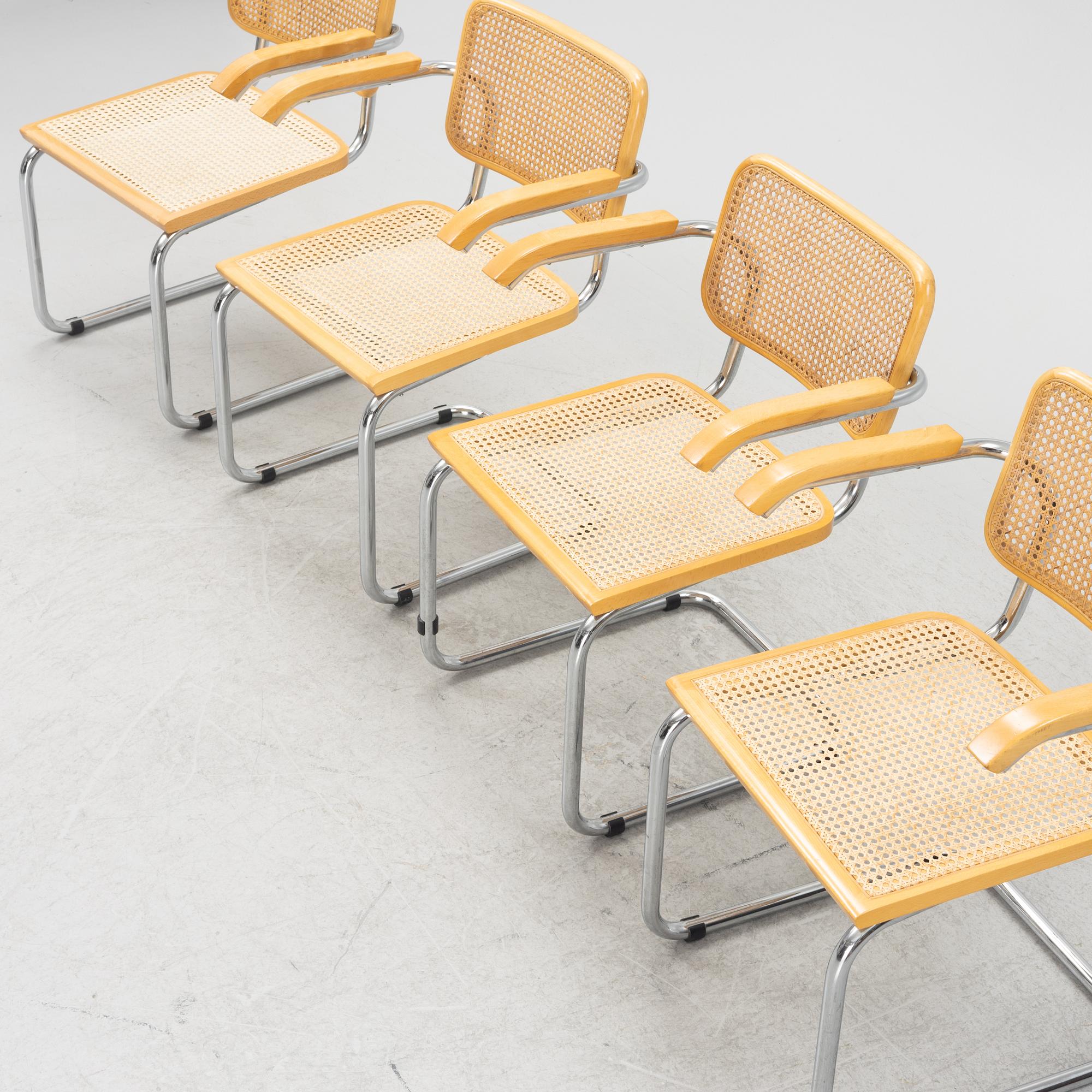 Armchairs, 4 pcs, Italy, late 20th century.