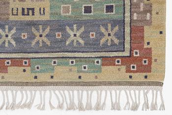Märta Måås-Fjetterström, a carpet, 'Joakim', flat weave, c. 317 x 215 cm, signed MMF.