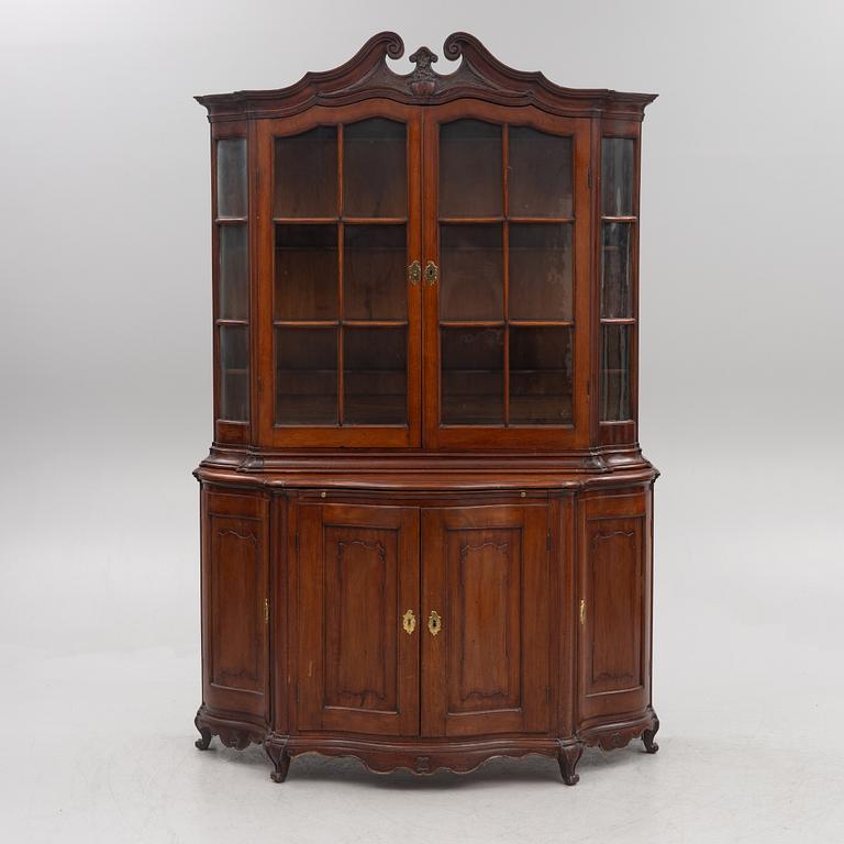 A Rococo display cabinet, second half of the 18th century.