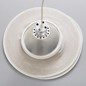 a 'Falkland' ceiling lamp by Bruno Munari, for Danese, Italy. Designed 1964.