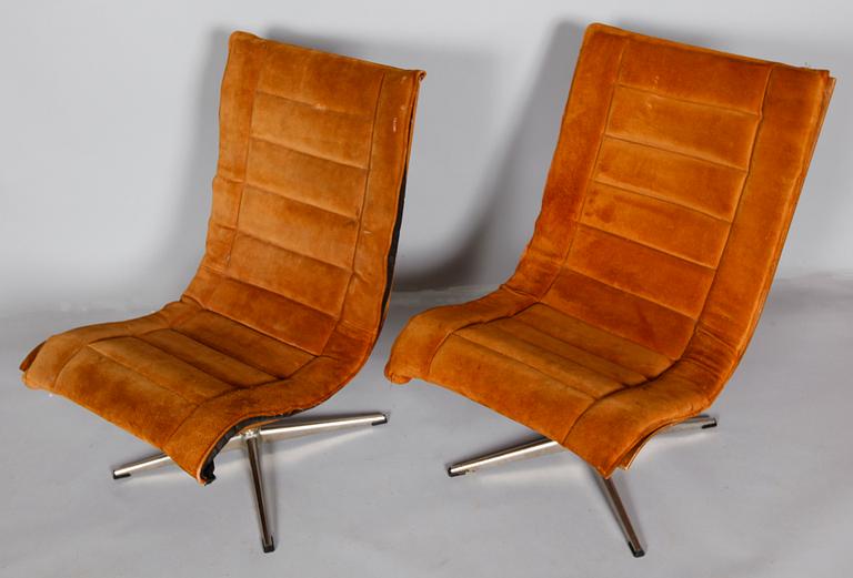 FÅTÖLJER, 1970-tal.
