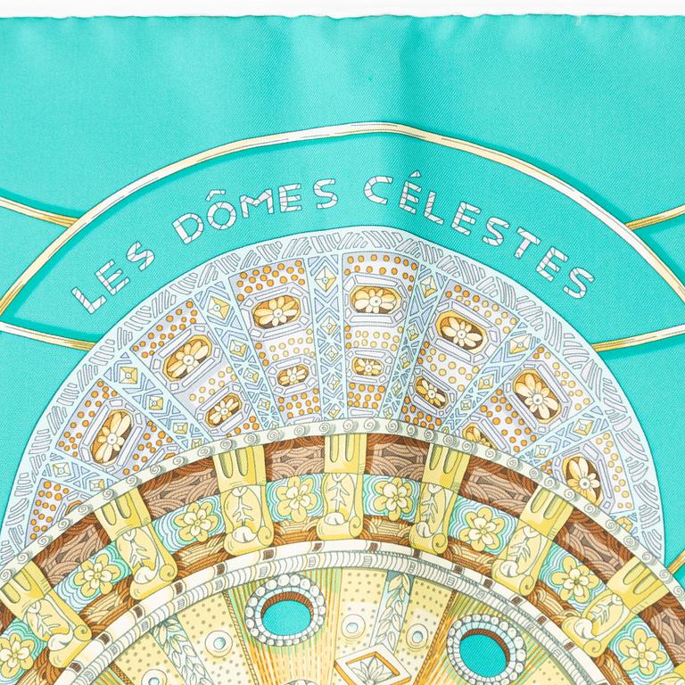 Hermès, scarf, "Les Dômes Célestes".