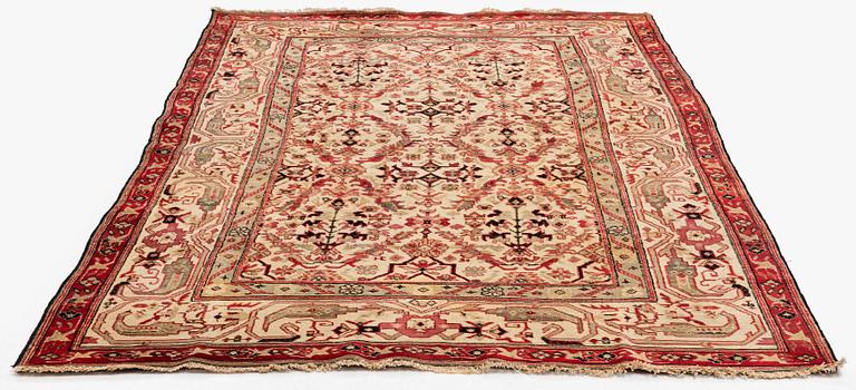Matta, antik Agra, norra Indien, ca 273 x 181 cm.