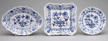 SERVISPORSLIN, 10 delar, porslin, Meissen, 1900-tal.