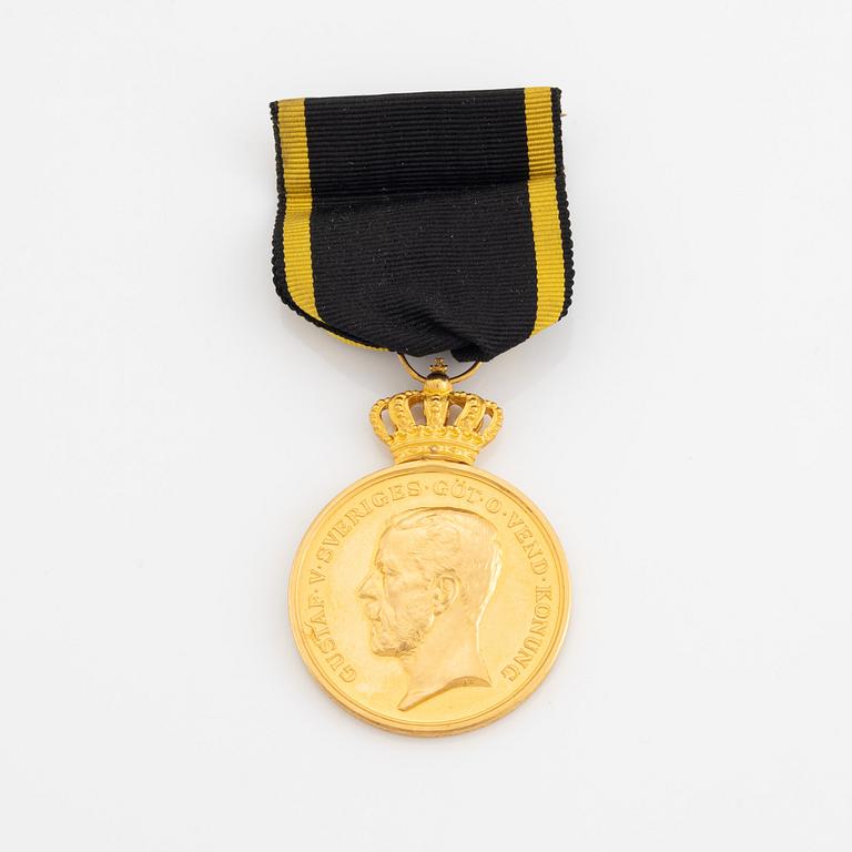 A Swedish gold medal, 1938.