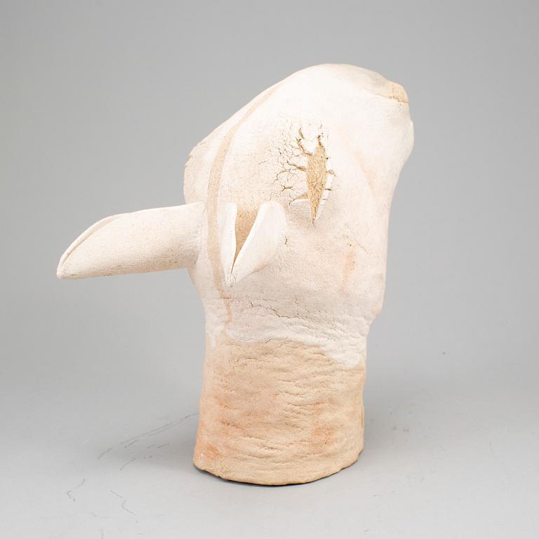 NILS GUNNAR ZANDER, sculpture, earthen weare, signerad and dated 1976.