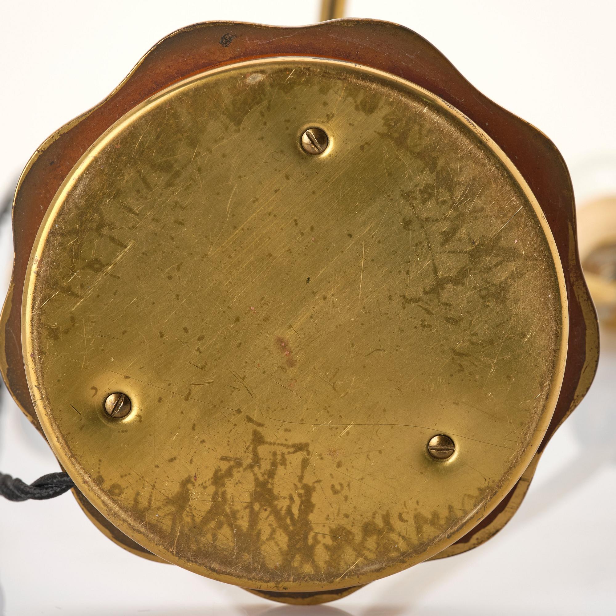 Harald Notini, a table lamp, model '15484', Arvid Böhlmarks Lampfabrik, Sweden, 1940s.