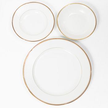 Louise Adelborg, A dinner service, 74 pieces, porcelain, "Swedish Grace/Kardinal", Rörstrand.