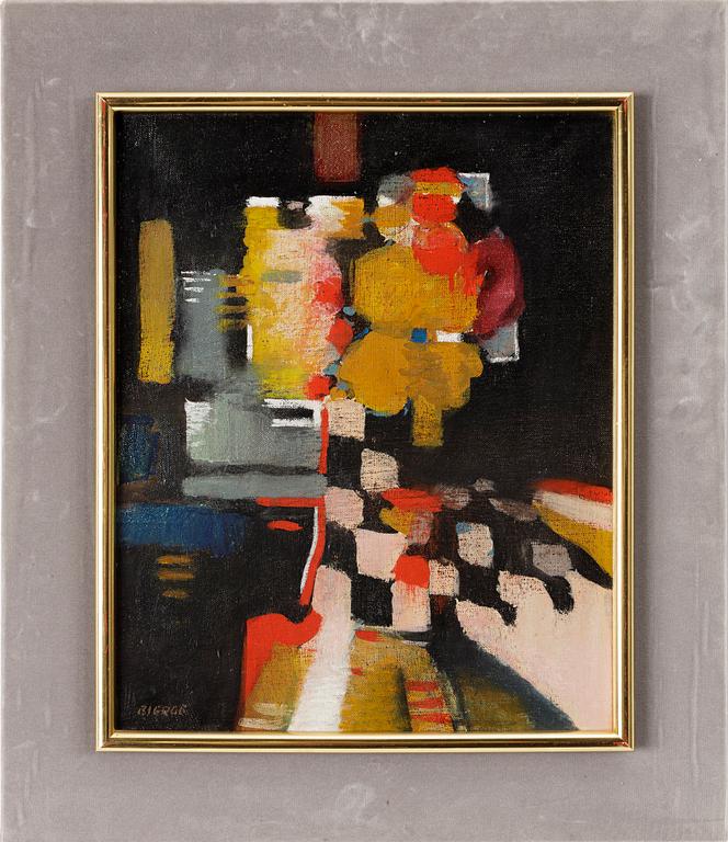 Roland Bierge, "Bouquet au damier".