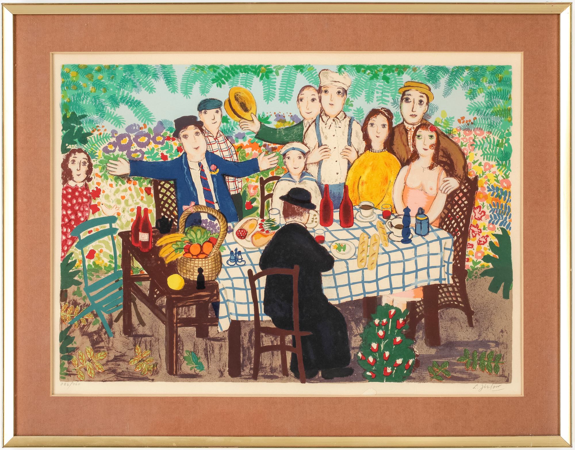 LENNART JIRLOW, färglitografi, signerad och numrerad 226/460.