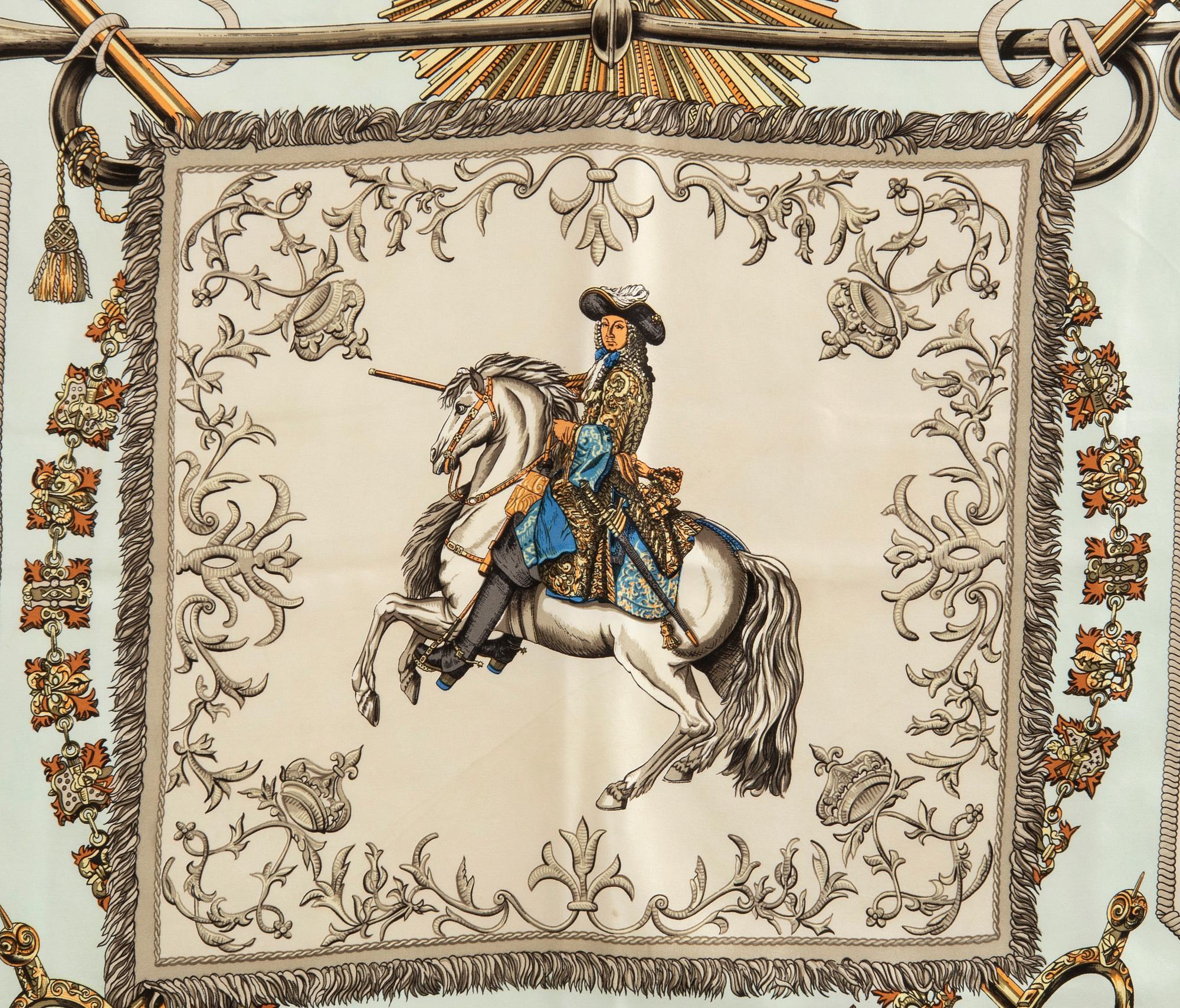 Hermès, scarf "Ludovicus Magnus".