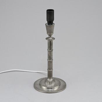 BORDSLAMPA, tenn, Erik Flemming, 1932.