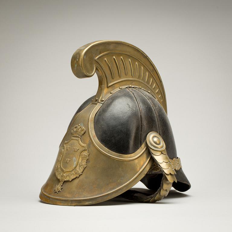 DRAGONHJÄLM, sent 1800-tal.