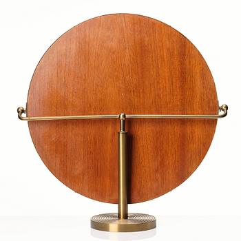 Josef Frank, a brass table mirror, Firma Svenskt Tenn, Sweden, model nr '2214'.