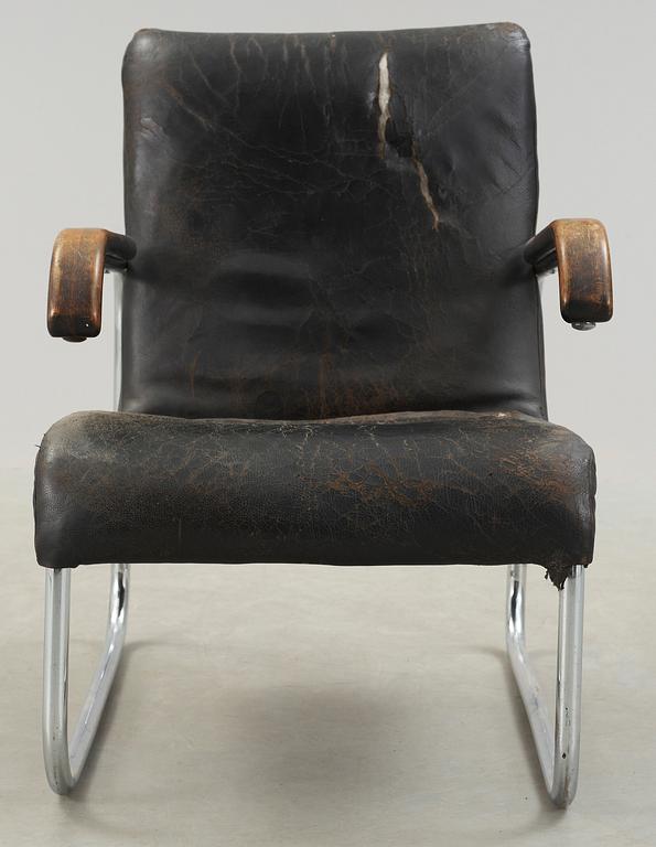 FÅTÖLJ, Marcel Breuer , för Thonet. Omkring 1930.