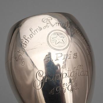 PARTI SILVER,  3 delar, bla C G Hallberg, Stockholm. Totalvikt: 728 gram.