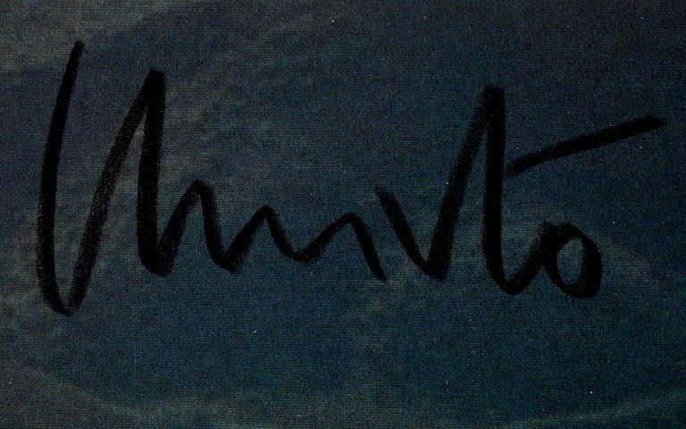 CHRISTO, affisch, sign. "The umbrellas".