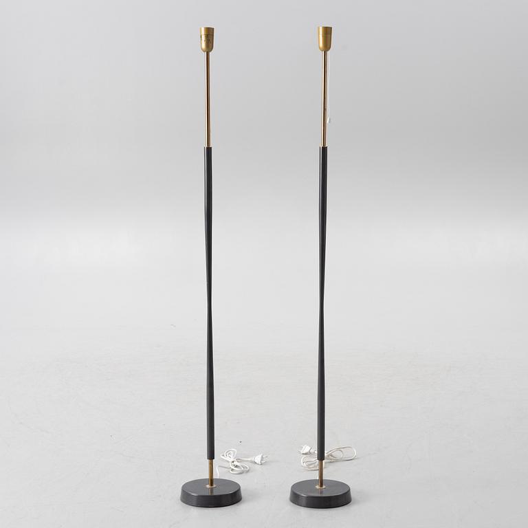 Asea, floor lamps, a pair, first half of the 20th century.
