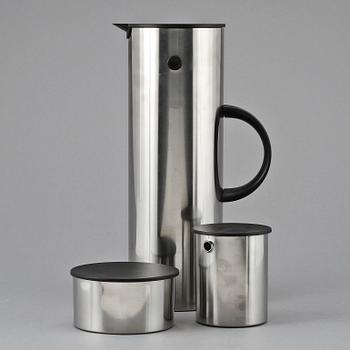 KAFFESERVIS, 3 delar, Erik Magnussen, Stelton, 1900-talets andra hälft.