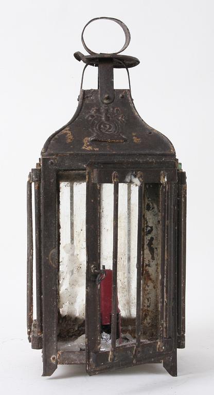 LYKTA, metall och glas, 1900-tal.