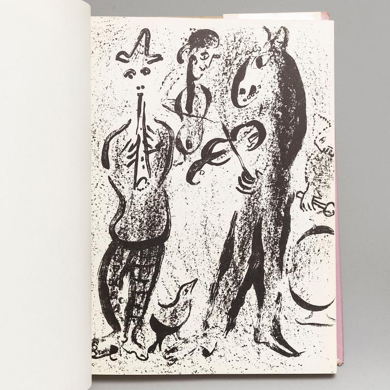MARC CHAGALL, böcker, 3 st, "Chagall Lithograph II,III, IV".