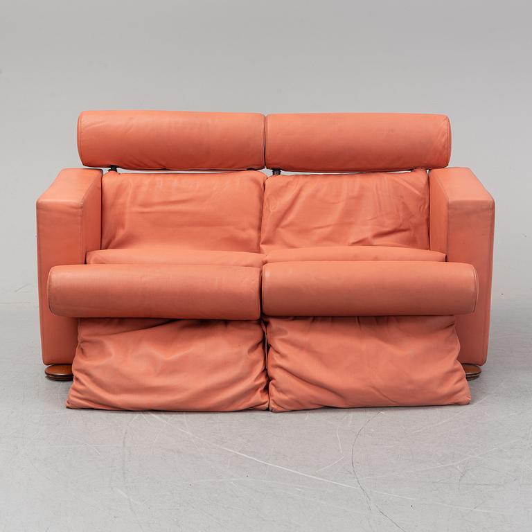 Gaetano Pesce, a leather sofa, Meritalia, Italy.