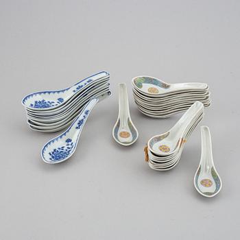 A set of 31 spoons, China, Republic and 20th Century.