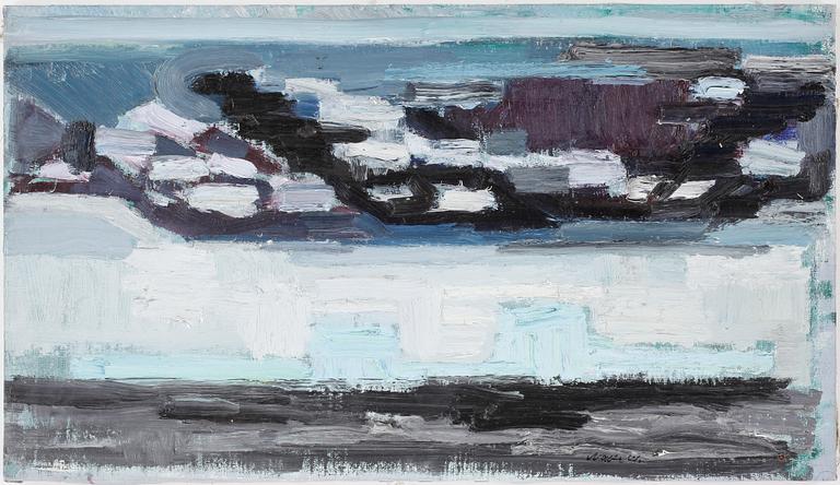 NALLE WERNER, olja på duk, signerad.