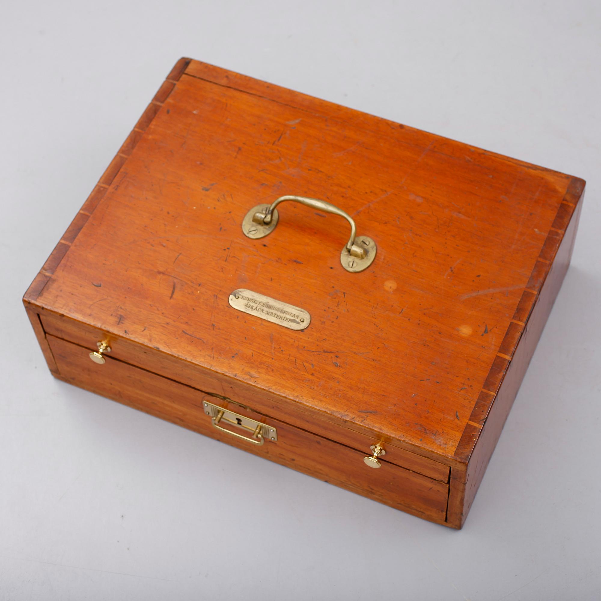 SKRIN, Kungl Sjökrigsskolan, Åskådningsmaterial, omkring år 1900.