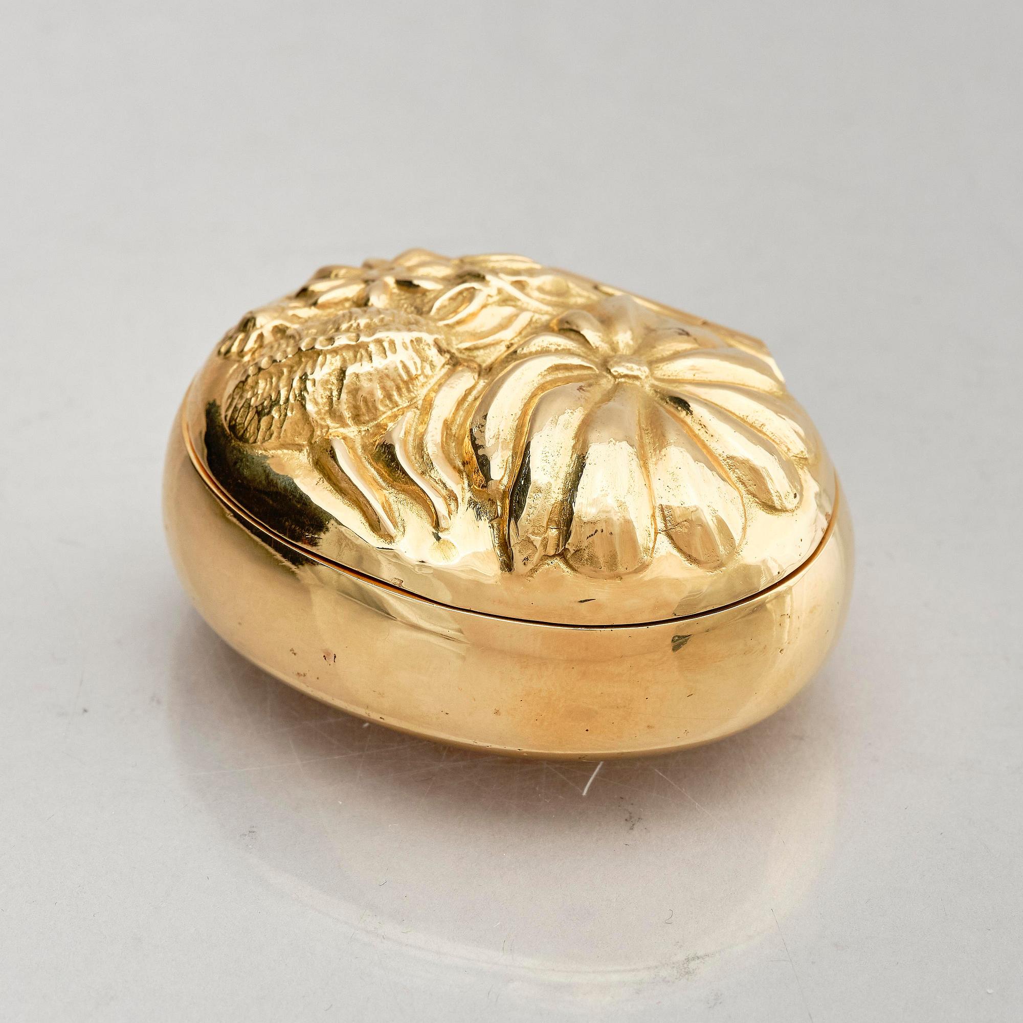 Olle Ohlsson, an 18k gold box, Stockholm, Sweden 1978.