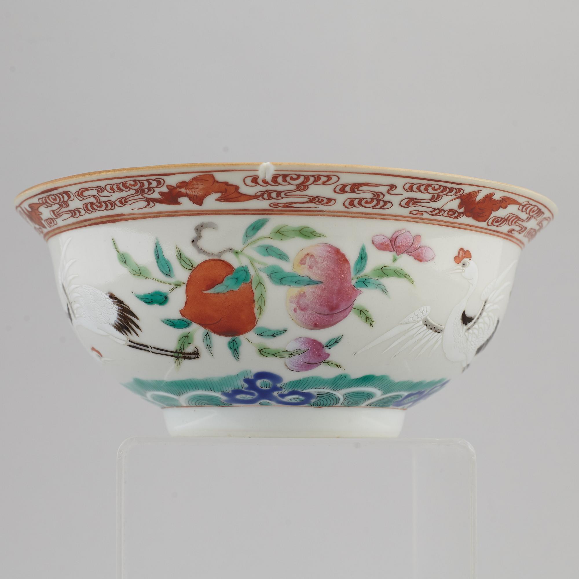 A group of four Chinese objects, Qing dynasty and China, 19th and 20th century.