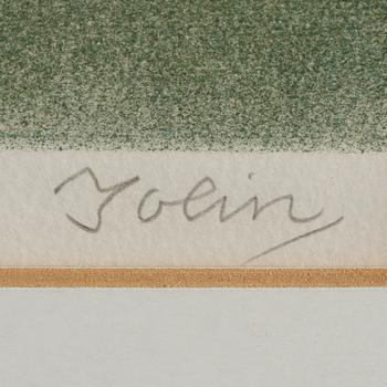 EINAR JOLIN, färglitografi, signerad och numrerad 96/360.
