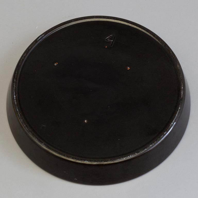 EWALD DAHLSKOG, ytterfoder samt underfat, fajans, "Tellus", Bo Fajans, 1930/40-tal.