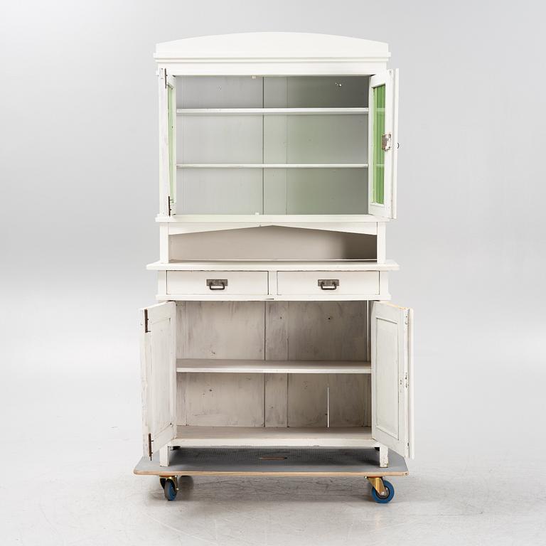 A painted cabinet, early 20th Century.