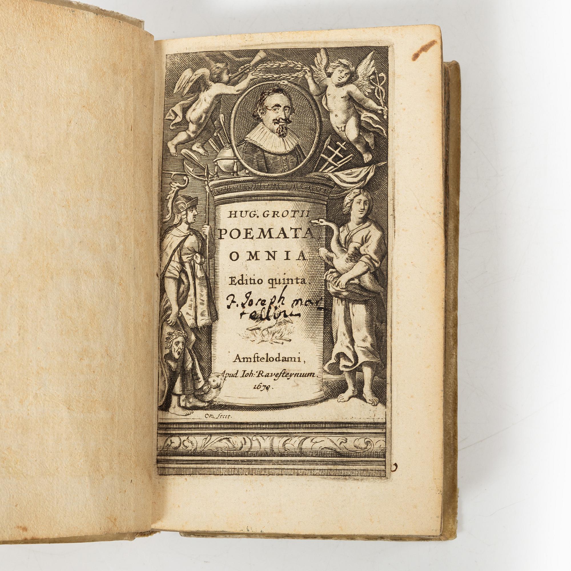 Hugo Grotius, Donau och en almanacka, 1670-1824.