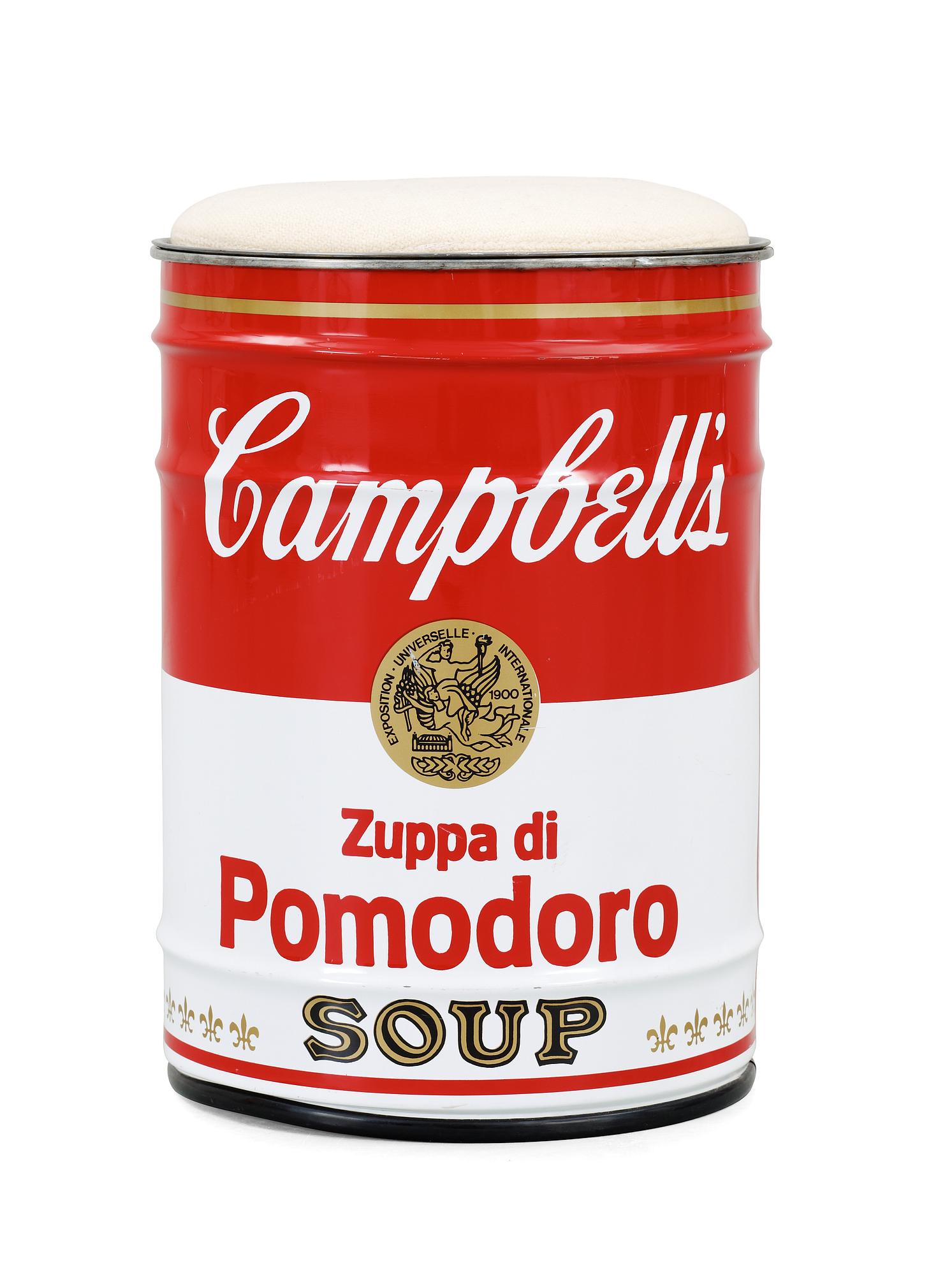 SIMON GAVINA, pall, "Omaggio ad Andy Warhol", Ultramobile Collection, Studio Simon, Bologna, Italien efter 1973.