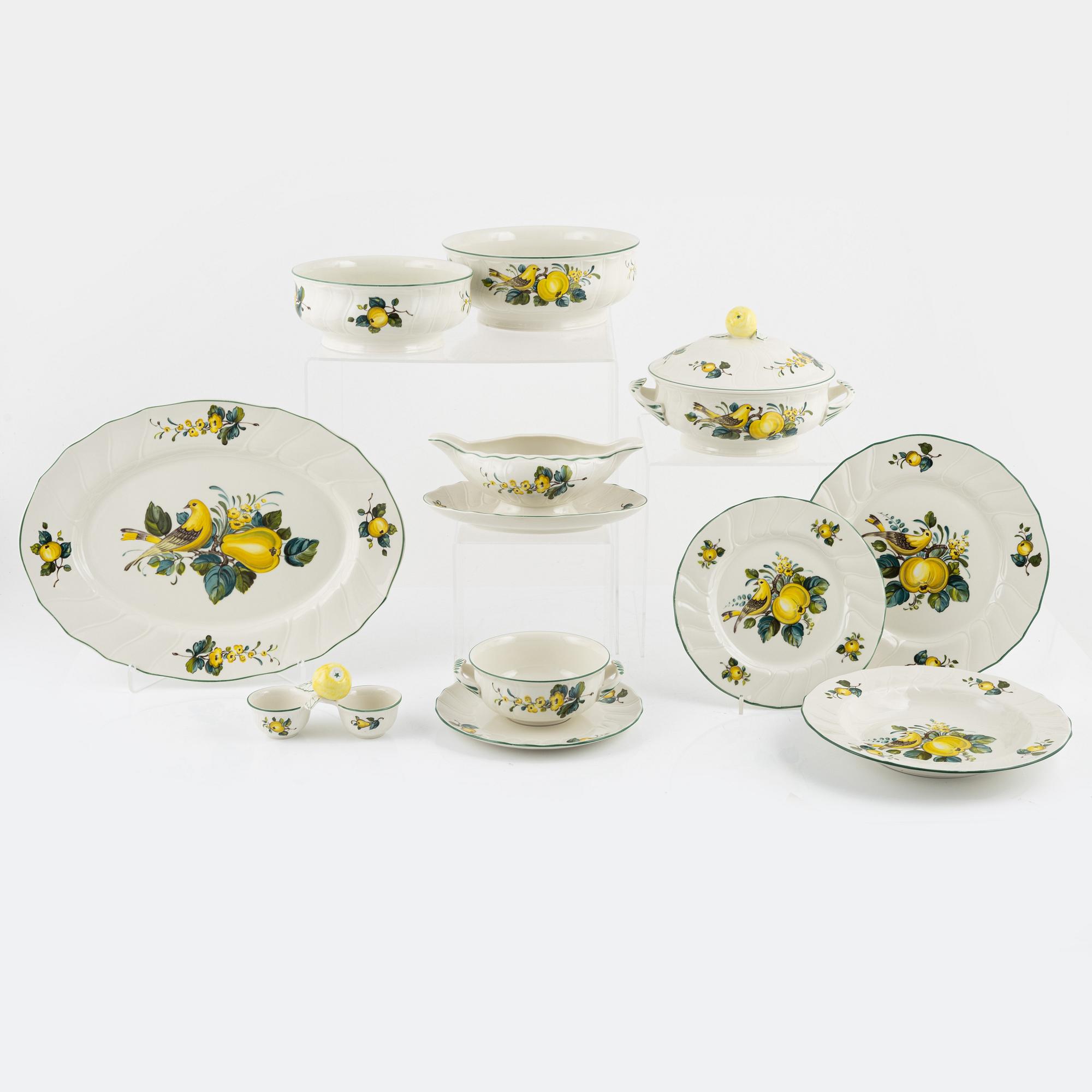 Matservis, 46 delar, porslin, "Jamaica", Villeroy & Boch.