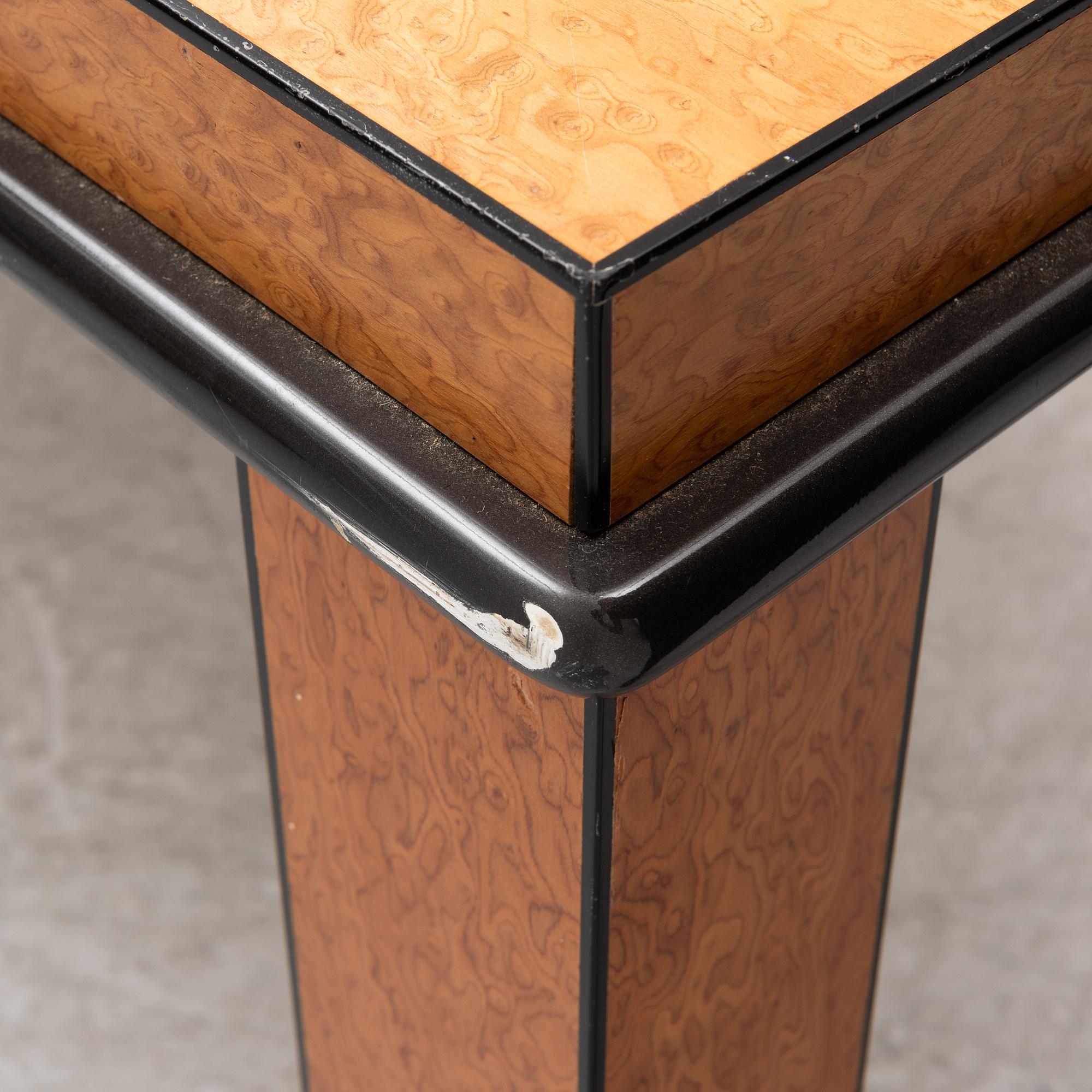 Ettore Sottsass & Marco Zanini, dining table, "Donau", Franz Leitner, 1980s.