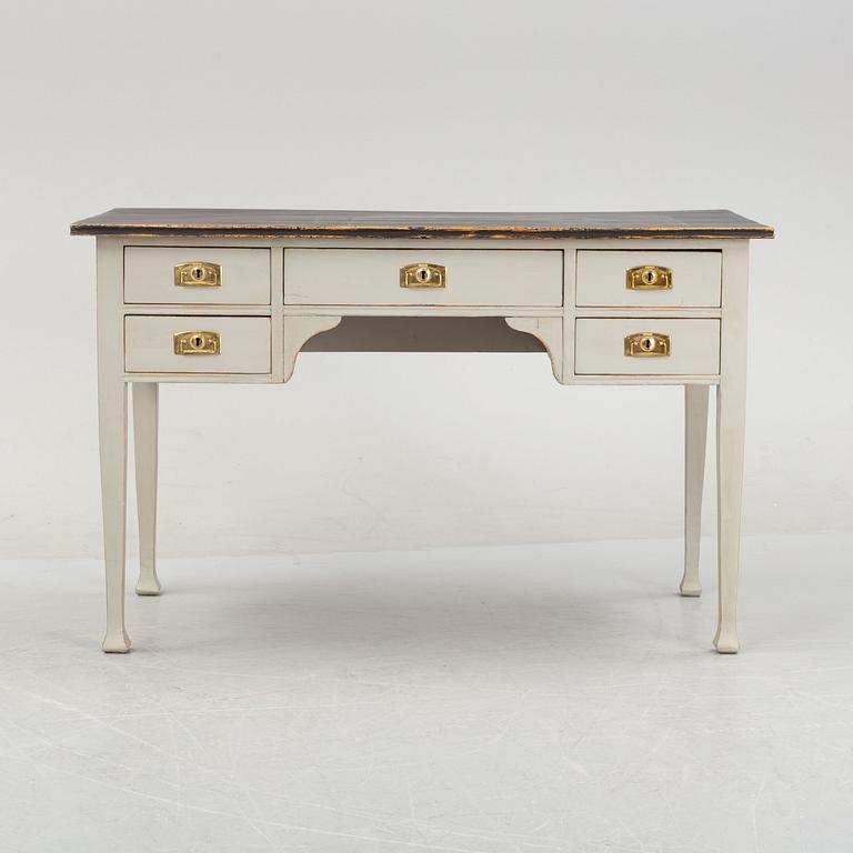 A painted desk, early 20th Century.