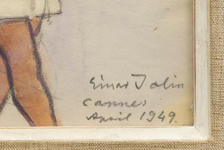 Einar Jolin, By the promenade.