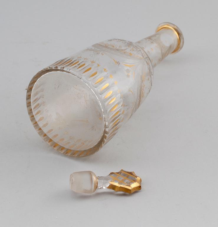 FLAKONG, glas, 1800-tal.