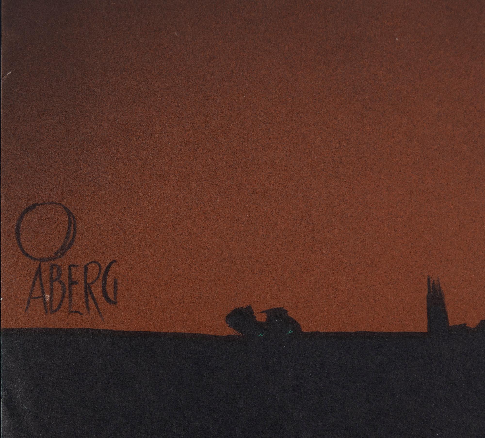 Gösta Åberg, a vintage movie poster, 'Nattens eskader (The Dawn Patrol)', 1938.